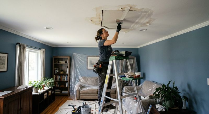 Water Damage Ceiling Repair in Denver County, CO