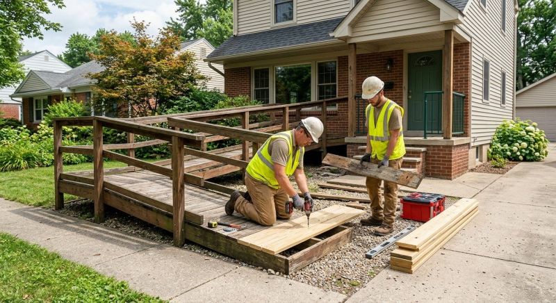 Wood Ramp Repair in Kansas City, KS